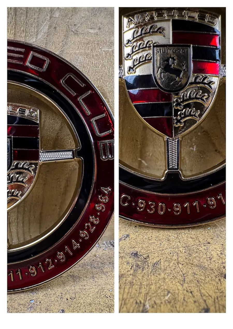badge Porsche club 911