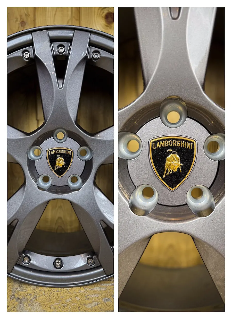 jante lamborghini grise