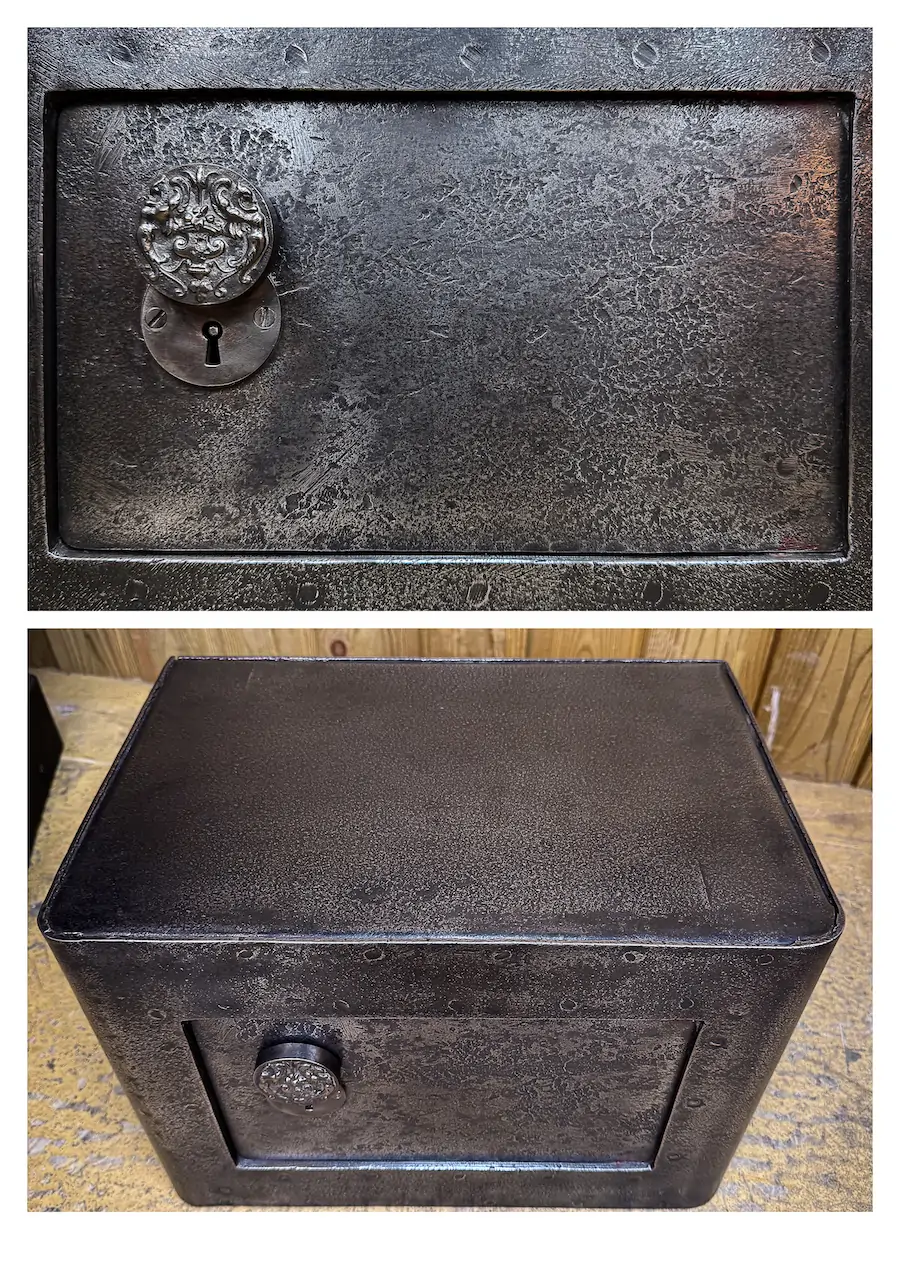 petit coffre fort vintage