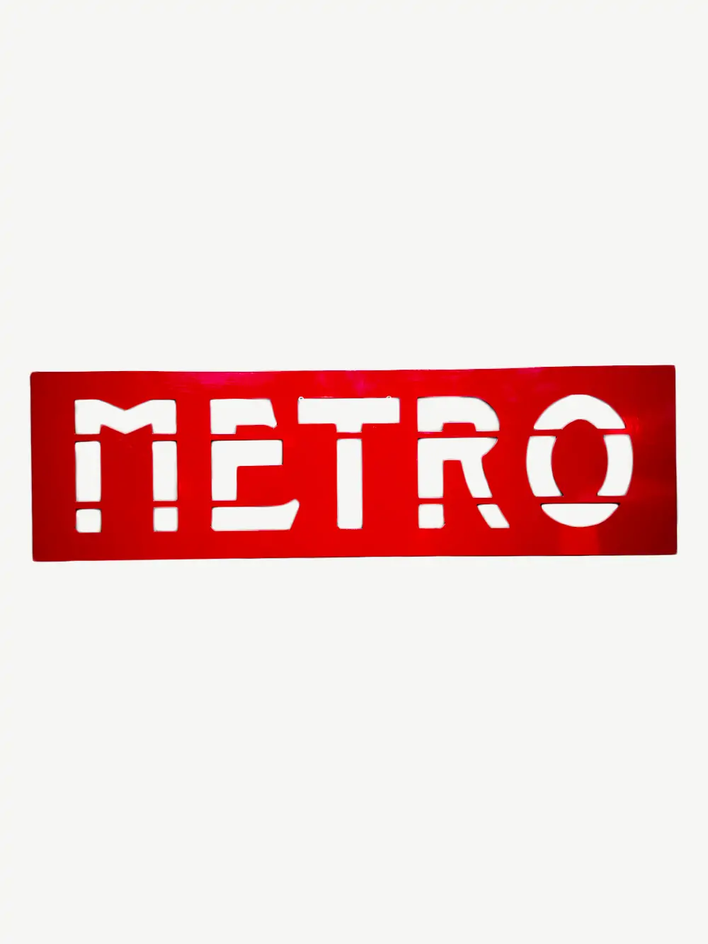 plaque métro