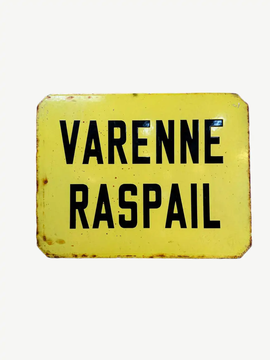 plaque metro raspail