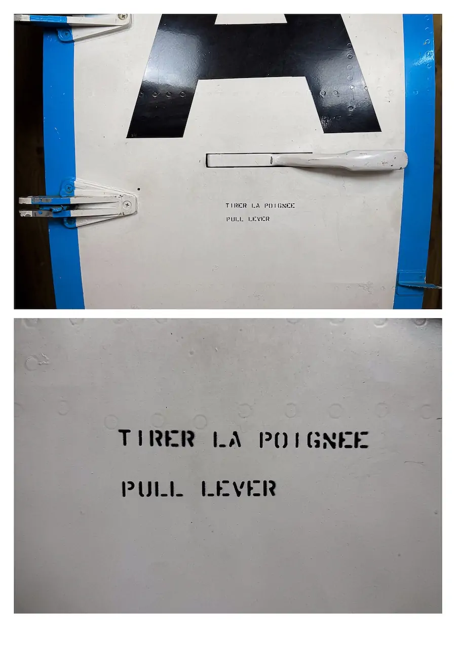 porte d'avion transall originale