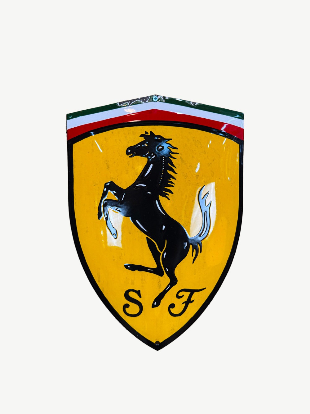 plaque émaillée Ferrari