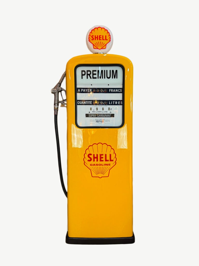 pompe à essence Shell premium