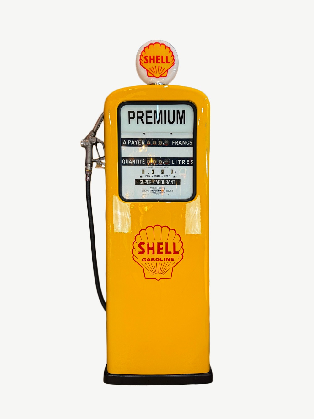 pompe à essence Shell premium