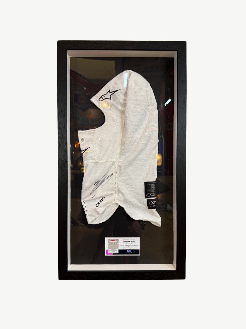 cagoule de pilote Esteban Ocon