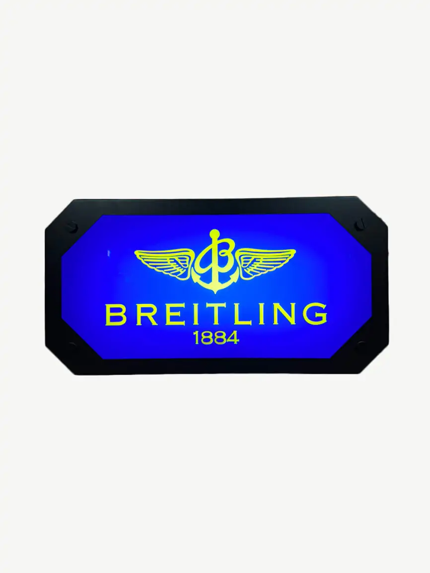 Breitling illuminated sign