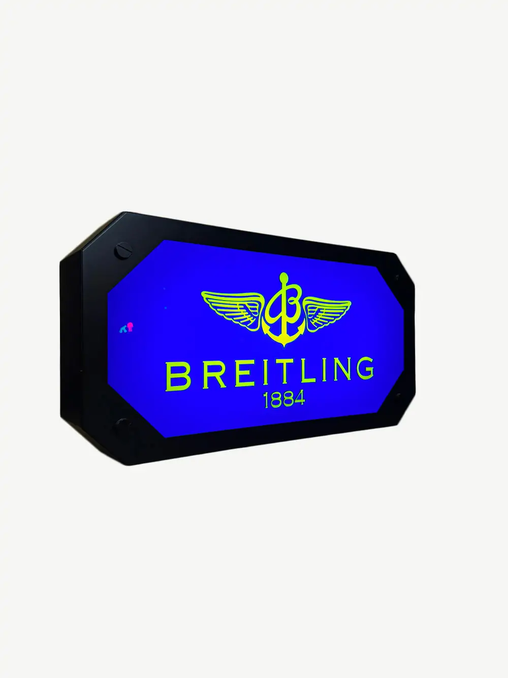 enseigne lumineuse Breitling originale