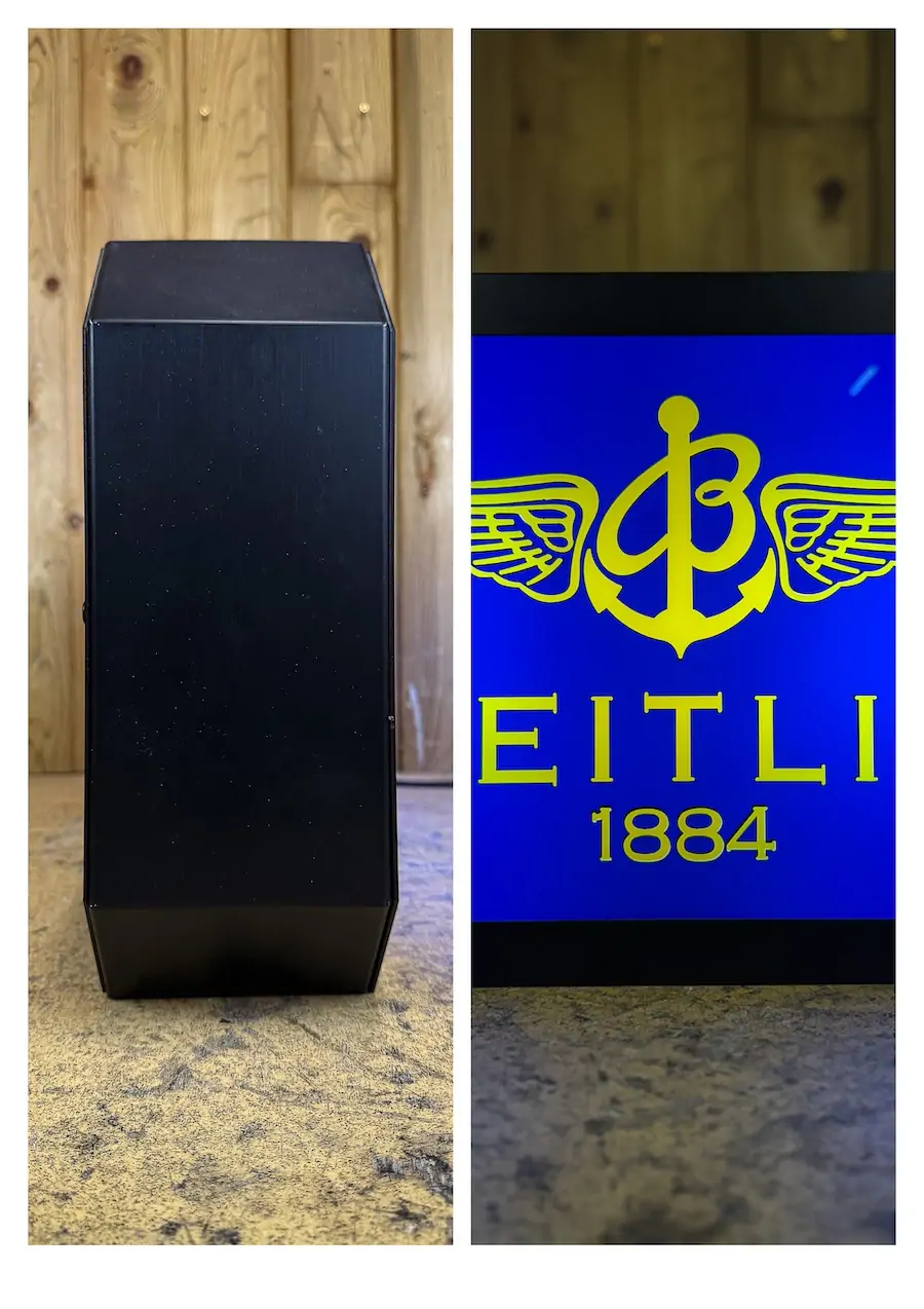 enseigne lumineuse Breitling authentique