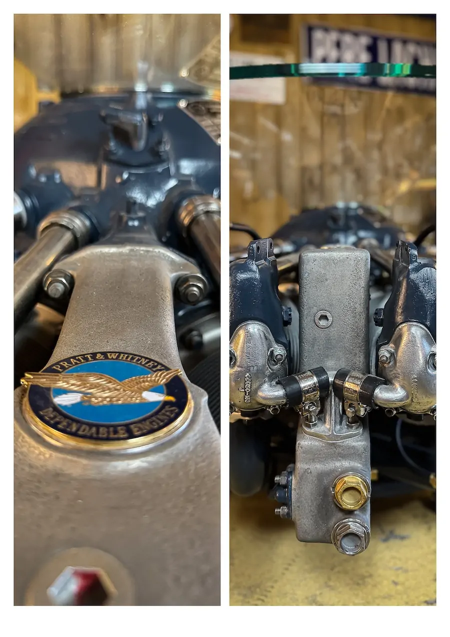 moteur d'avion table