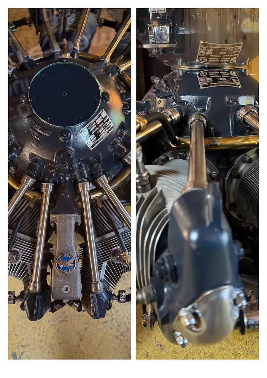 table basse moteur aviation
