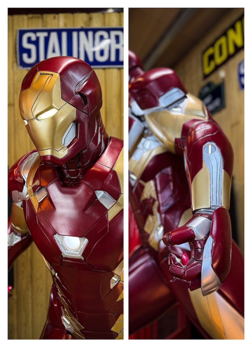 statue iron man Civil War