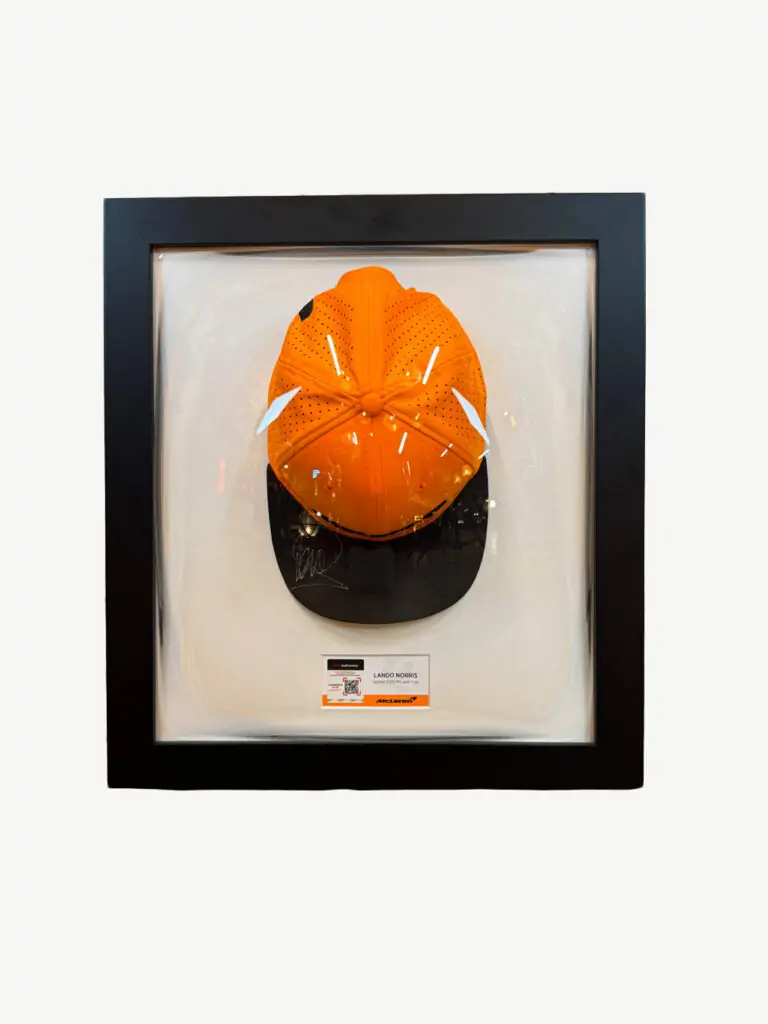 casquette dédicacée Lando Norris