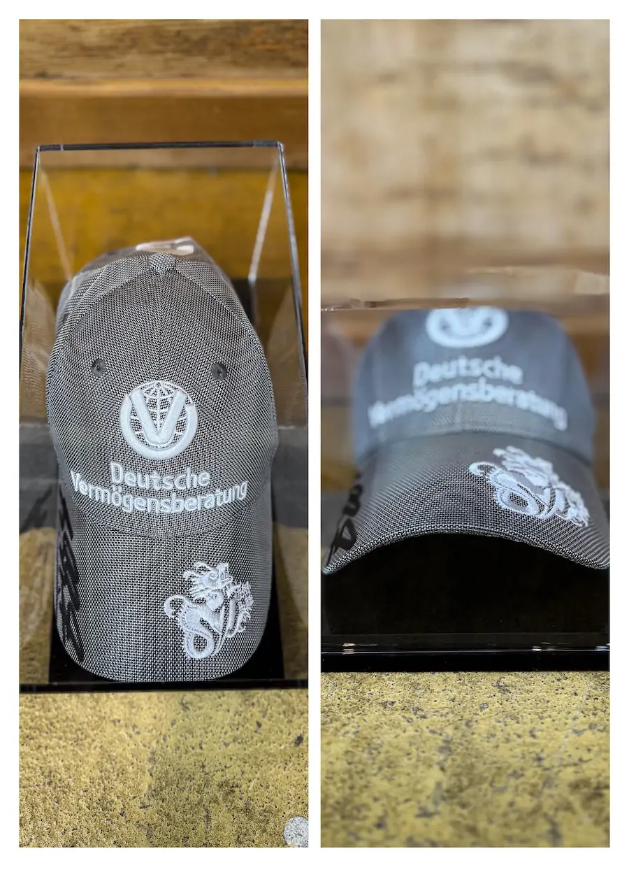 casquette dédicacée formula 1