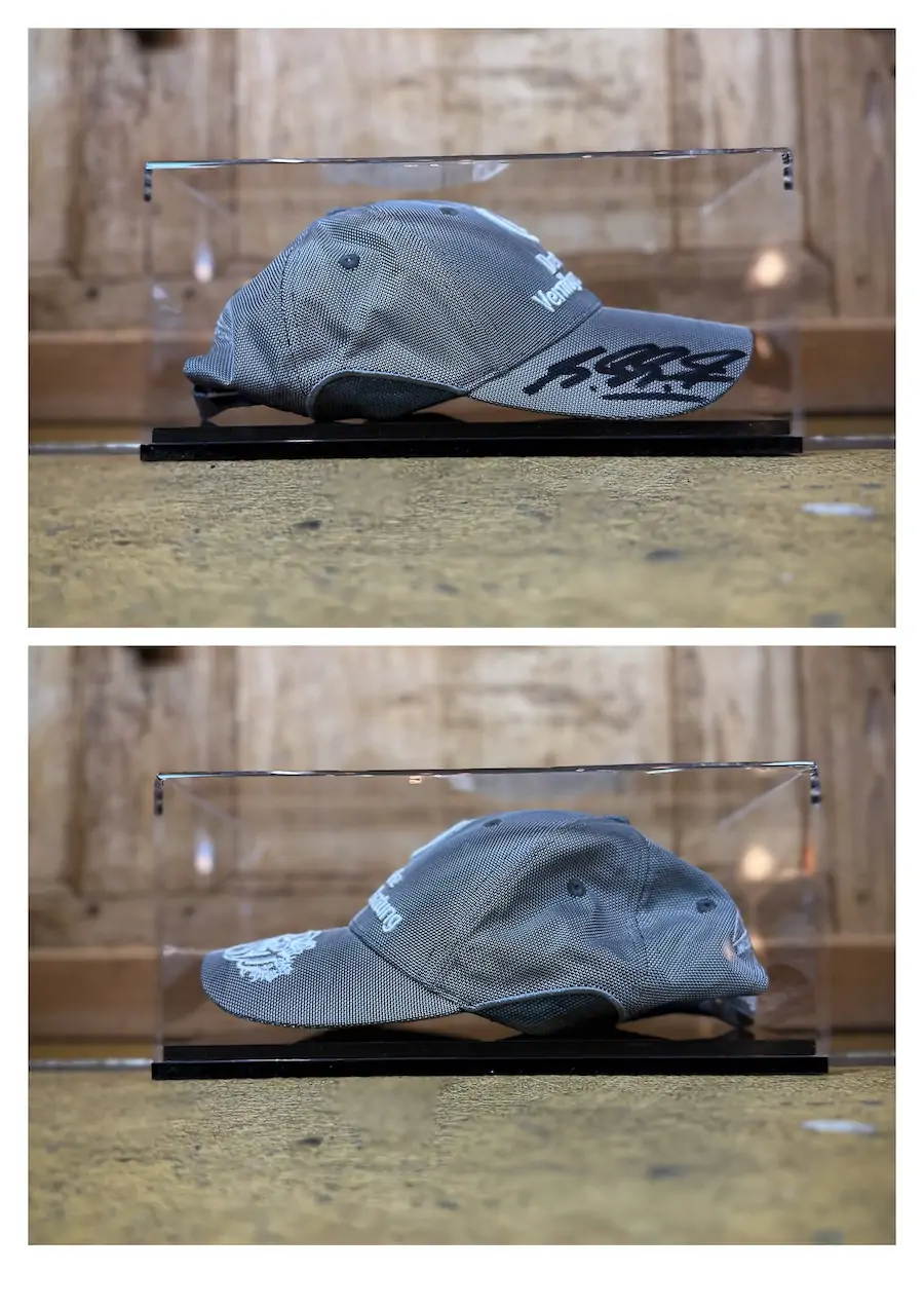 casquette dédicacée formule 1