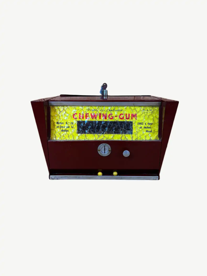 distributeur vintage de chewing gum