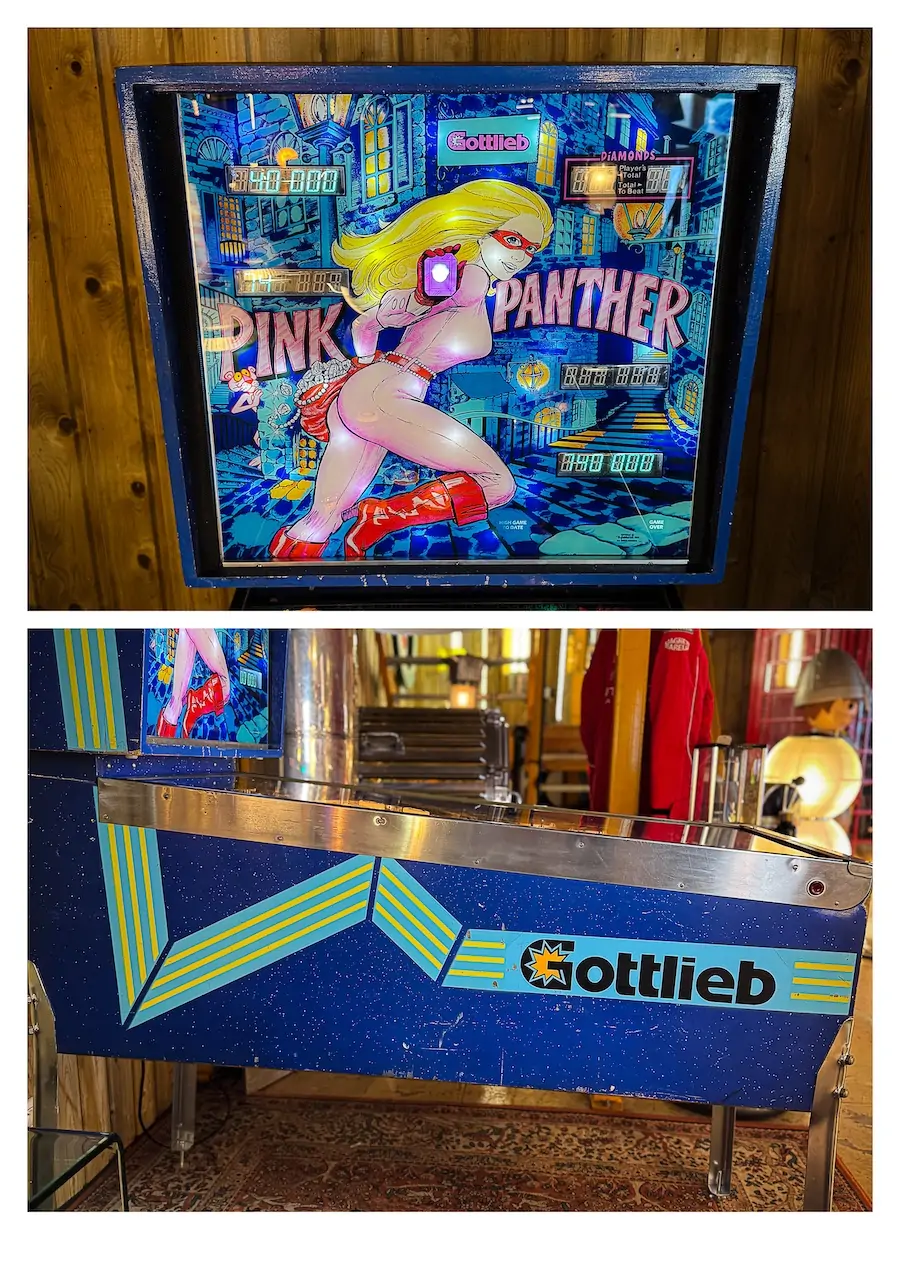 flipper gottlieb pink panther 1981