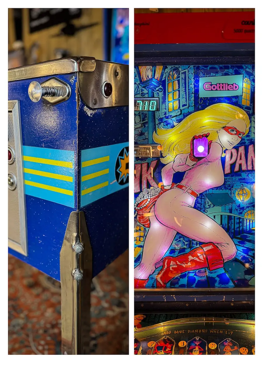 flipper ancien panthère rose