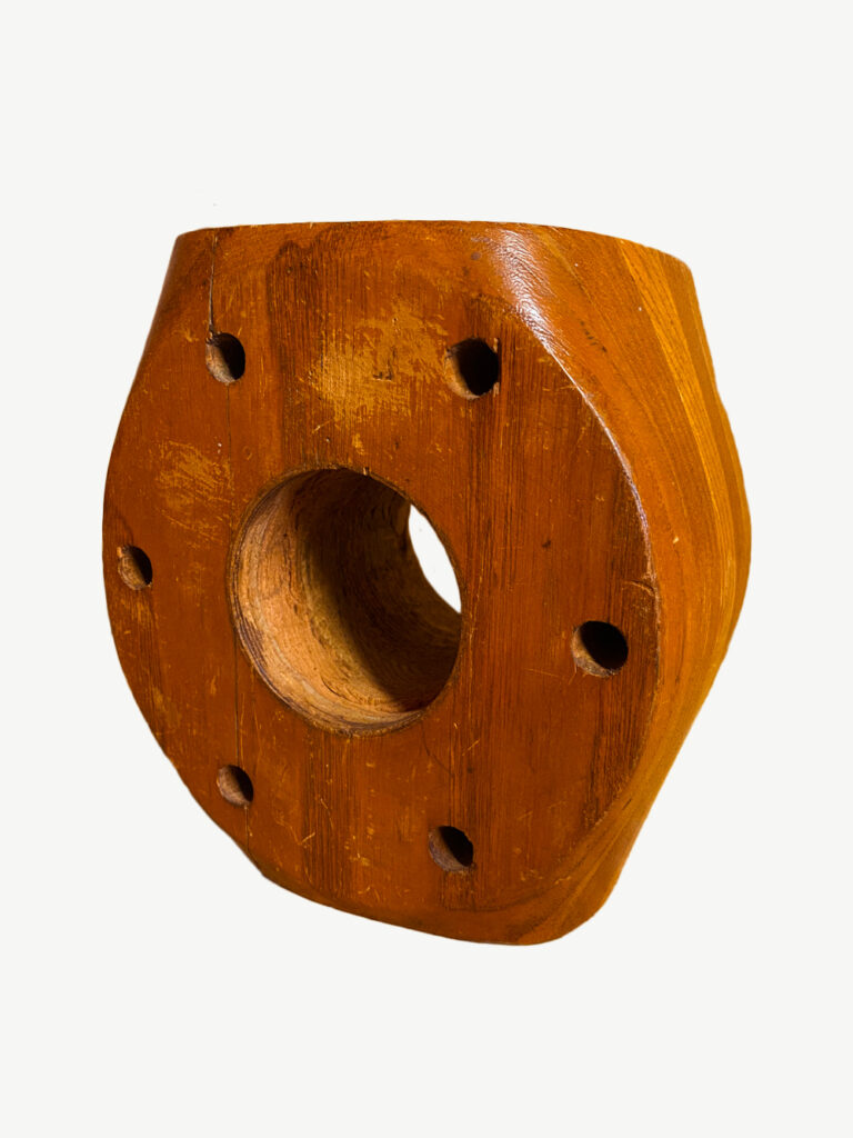 moyeux en bois vintage