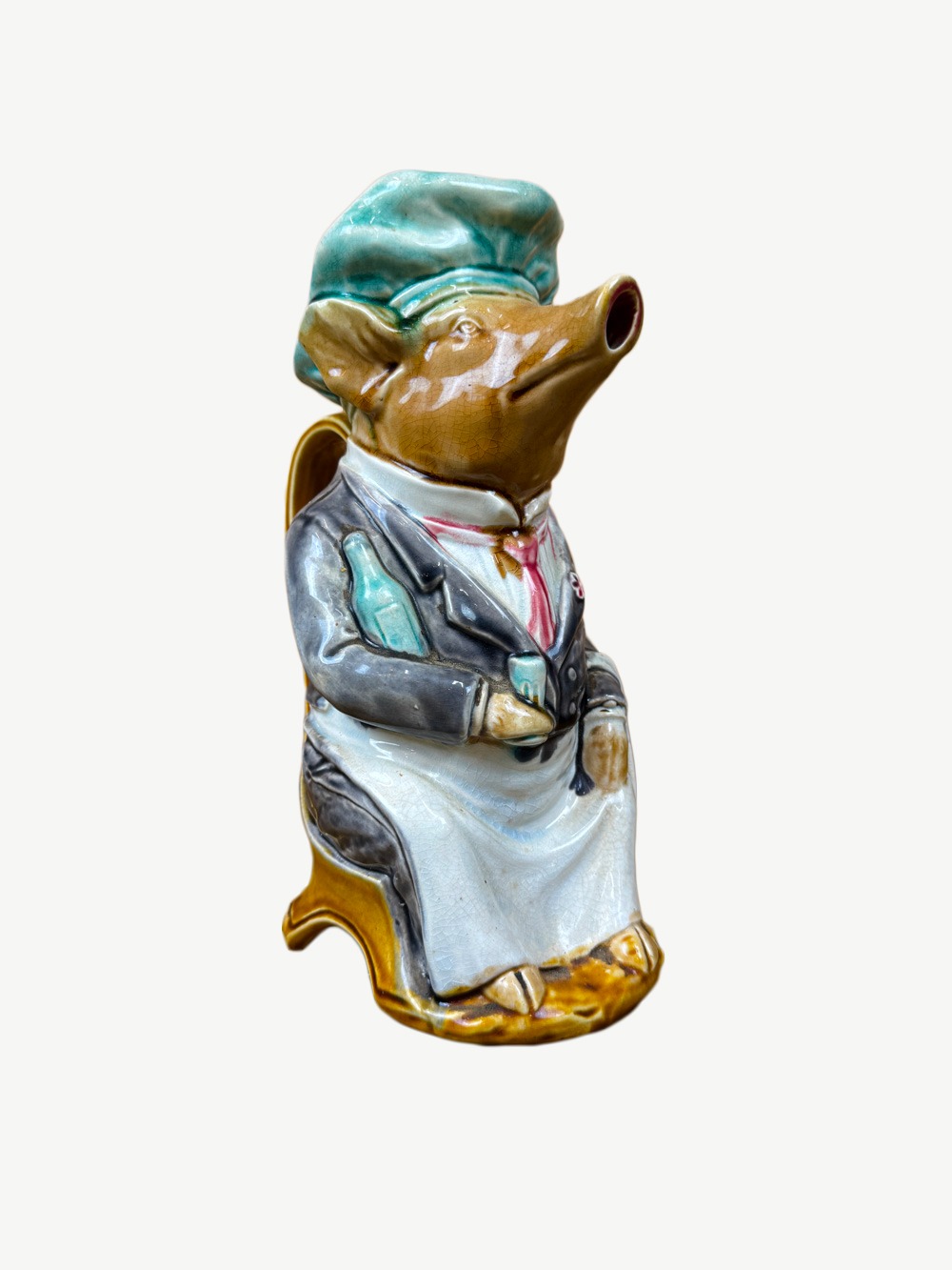 Pichet ancien cochon