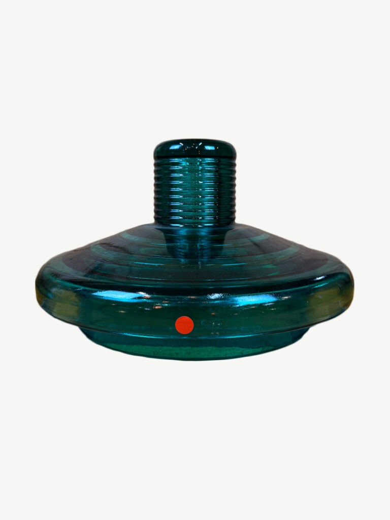 ancien isolateur en verre