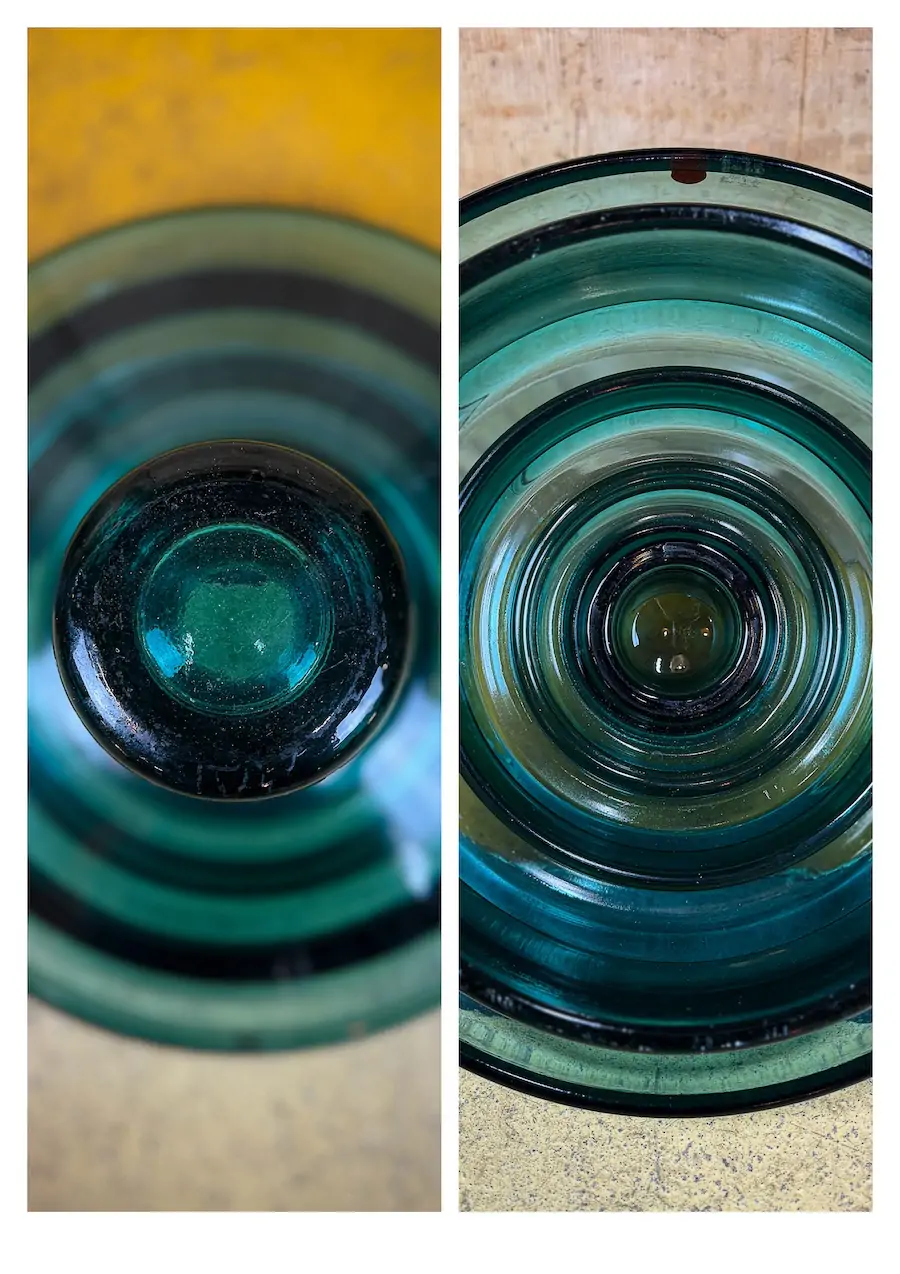 Isolateur en verre déco