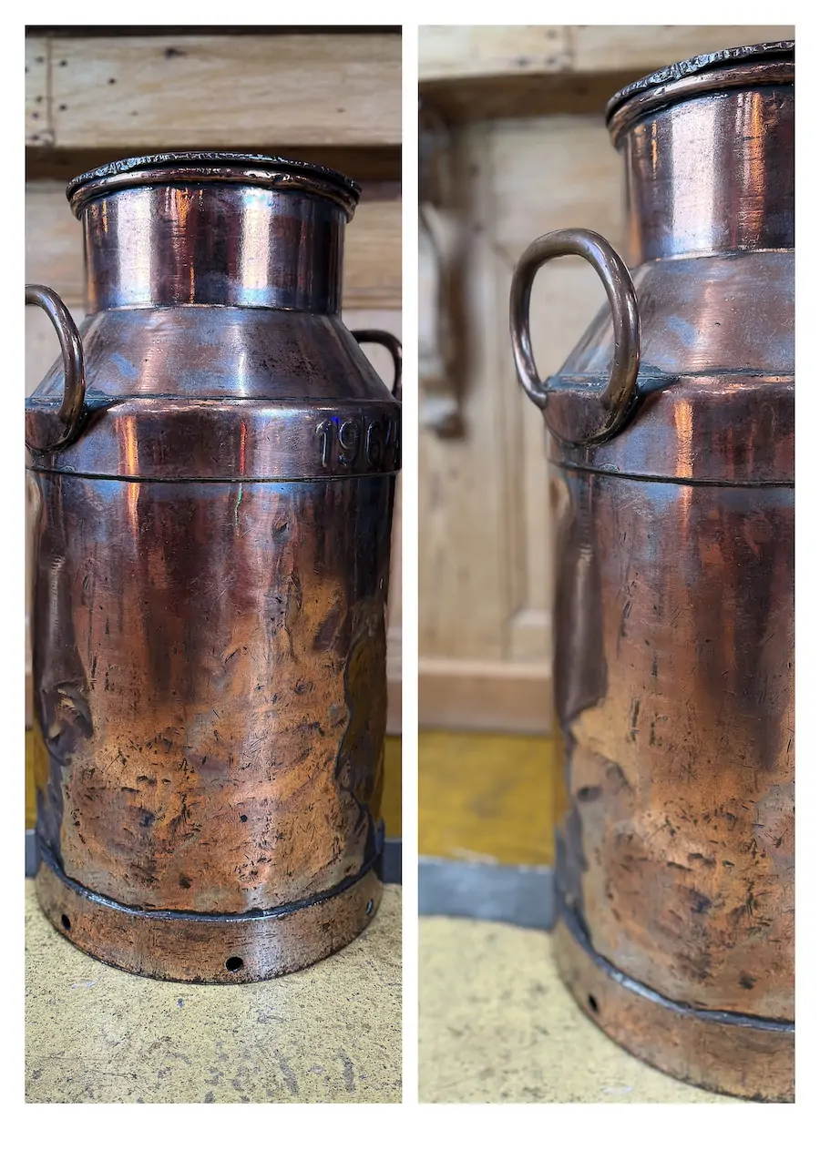 copper milk crate 1960 60cm - Image 3