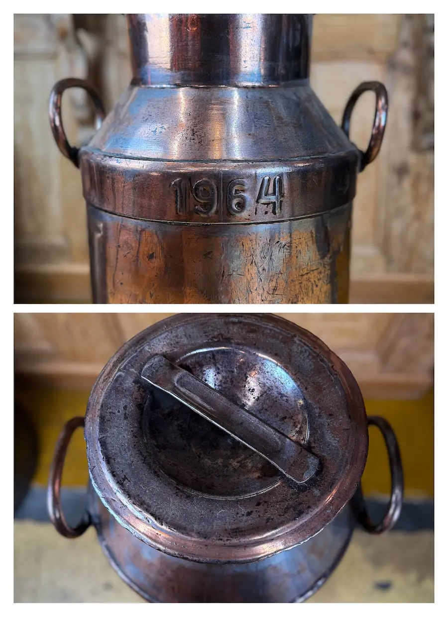 copper milk crate 1960 60cm - Image 4