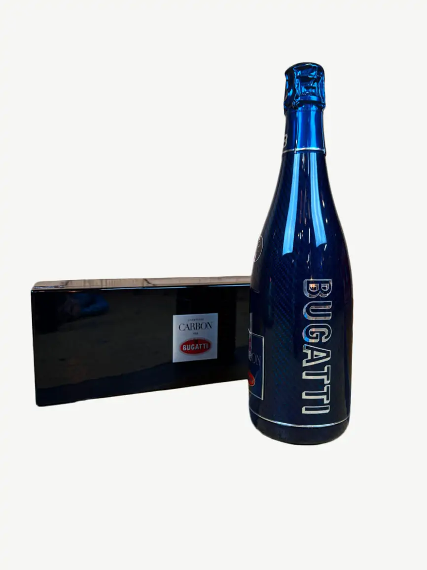Bouteille champagne carbon for bugatti