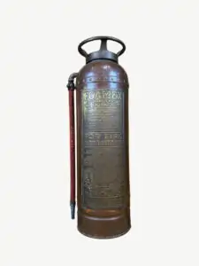 extincteur américain en cuivre