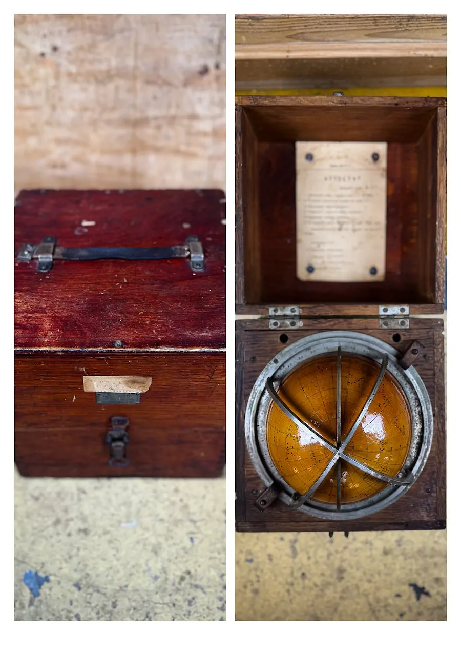 globe céleste de navigation nautique