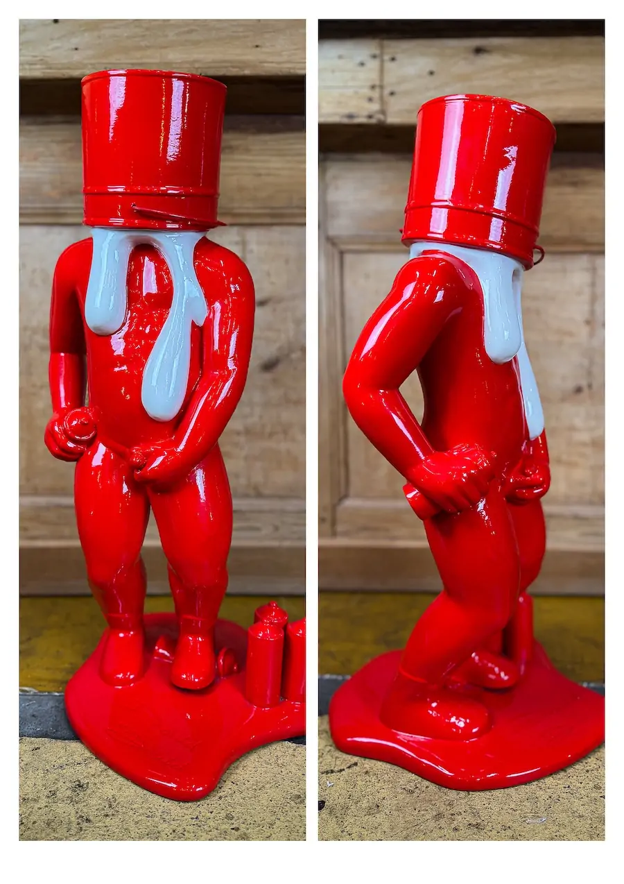 statue manneken pis in art par david david