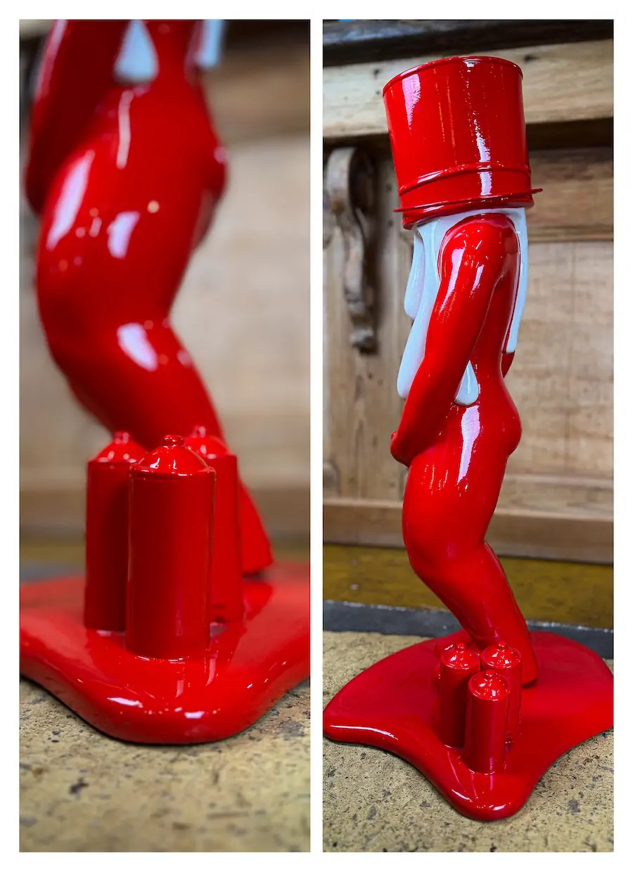 figurine manneken pis in art par david david