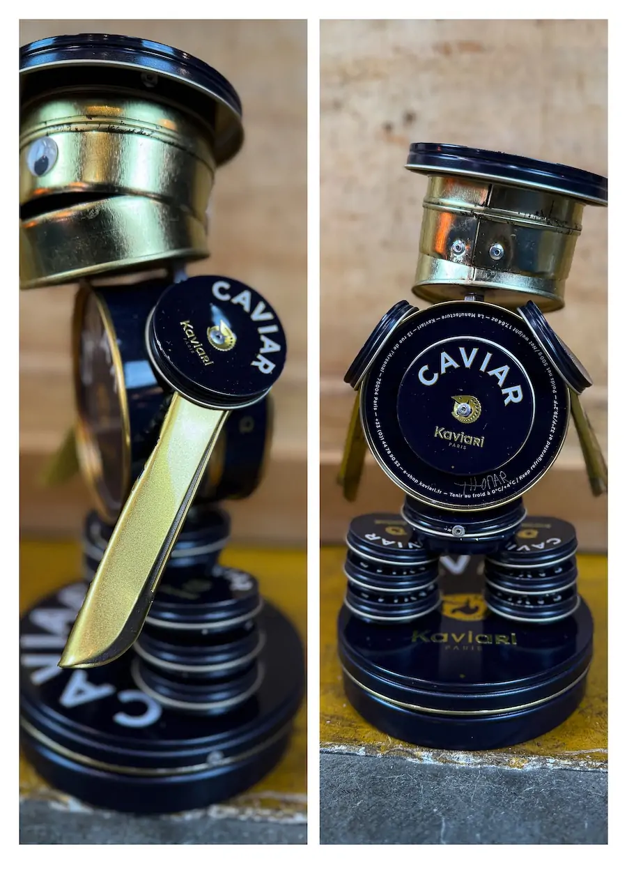 figurine boites de caviar