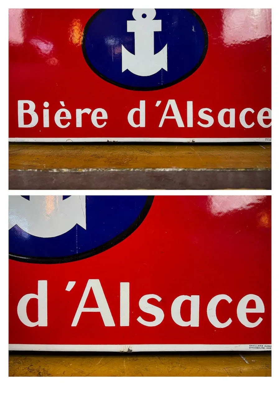 plaque émaillée collection