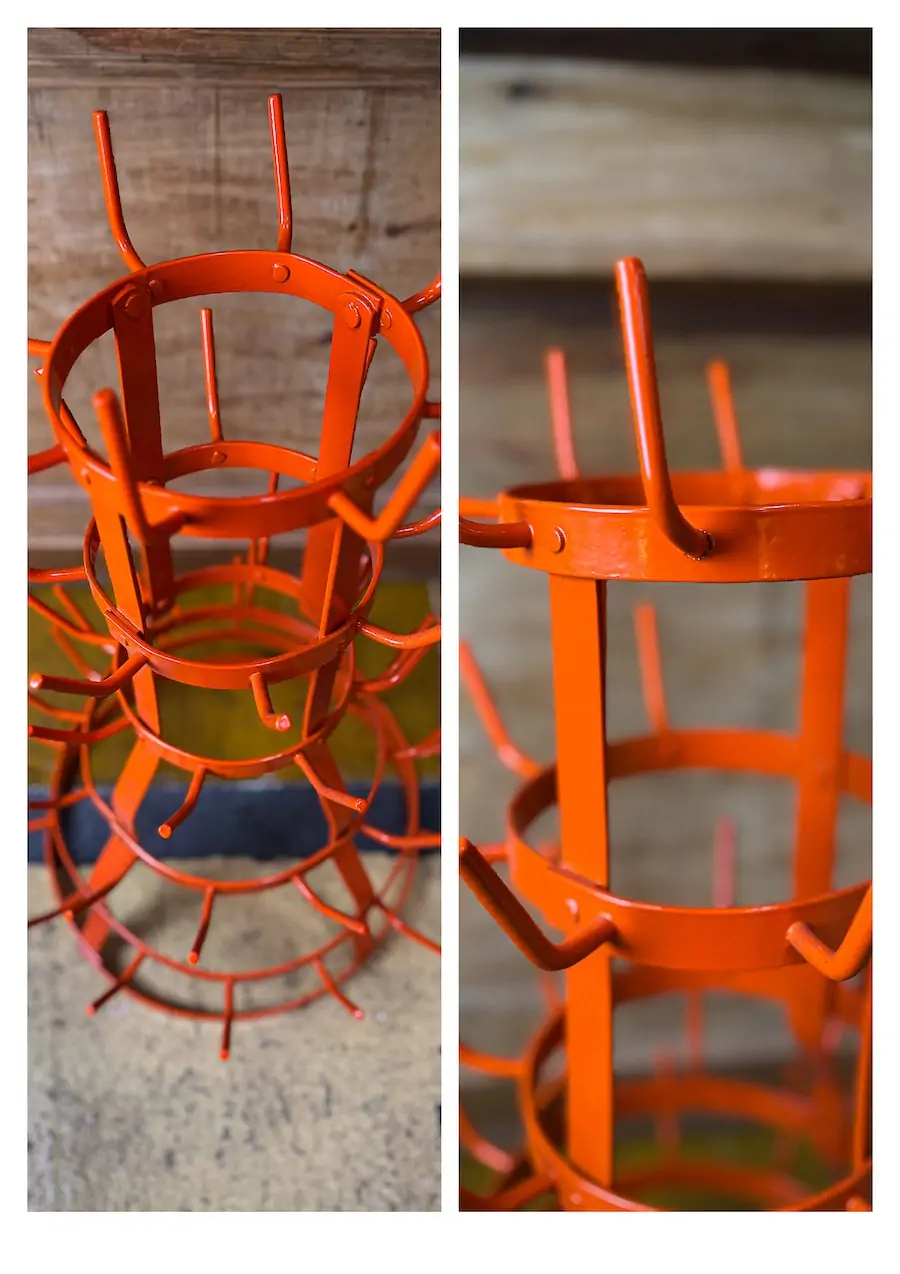 séchoir à bouteilles déco