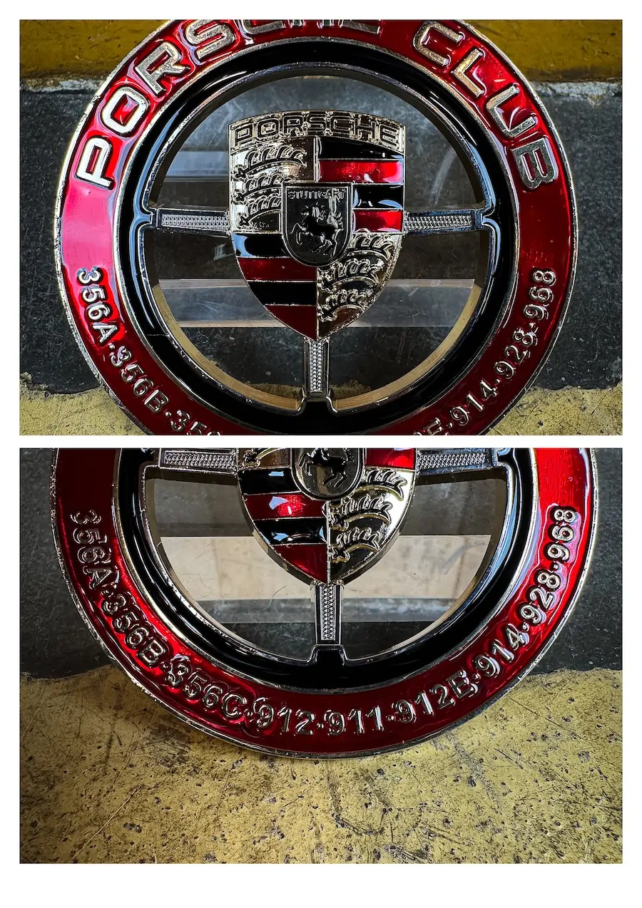 badge Porsche Club Classic rare