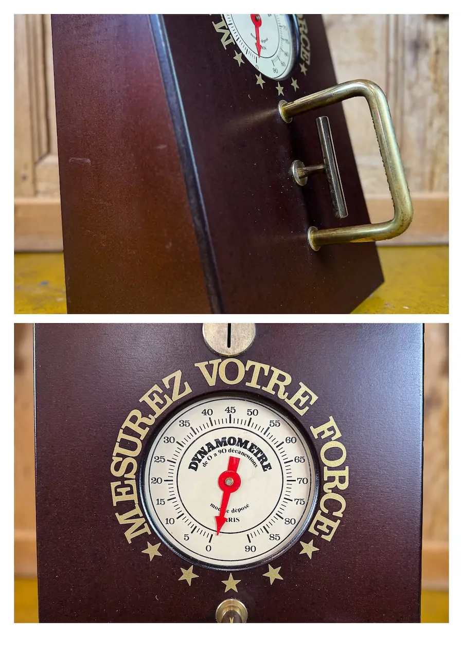 Jeu de force dynamomètre forrain