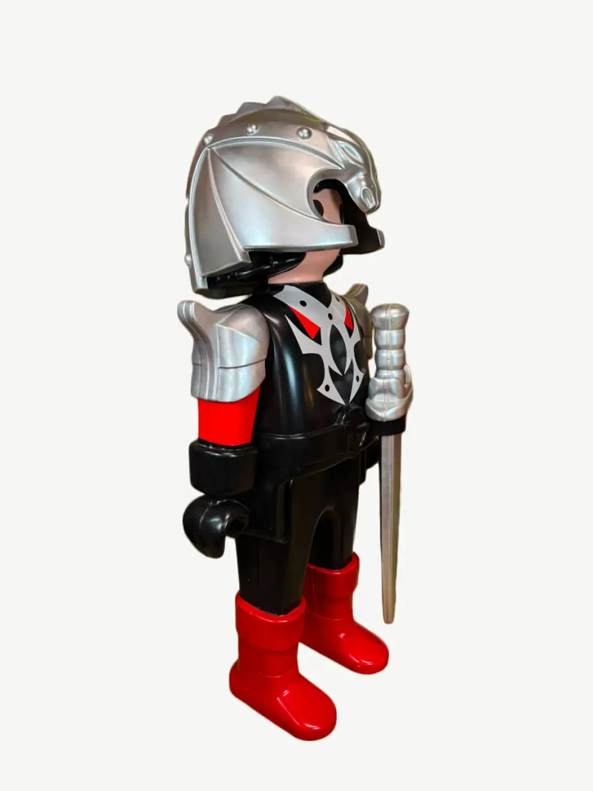 playmobil géant chevalier noir