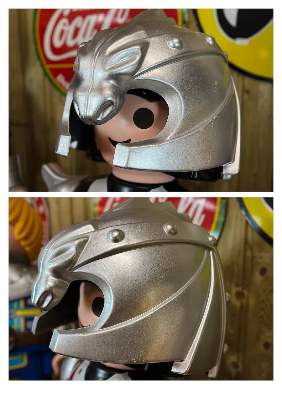 playmobil géant chevalier casque