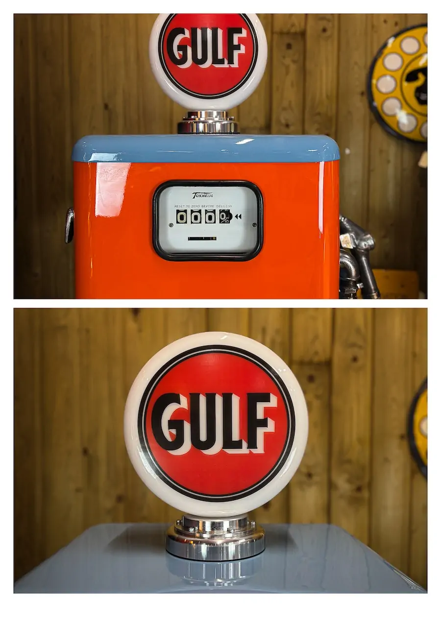 Pompe à essence collection Gulf