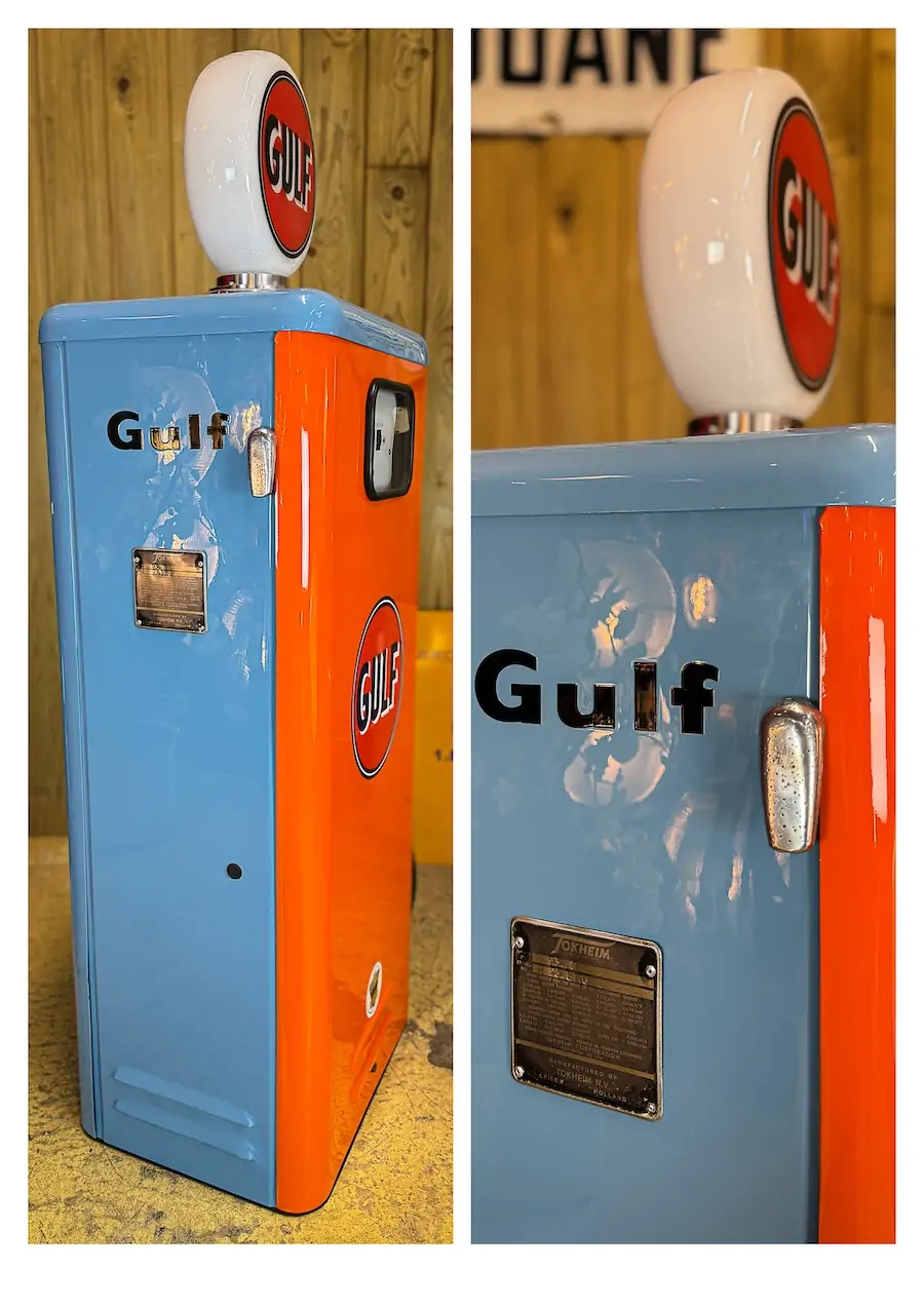Pompe à essence Gulf gasoline