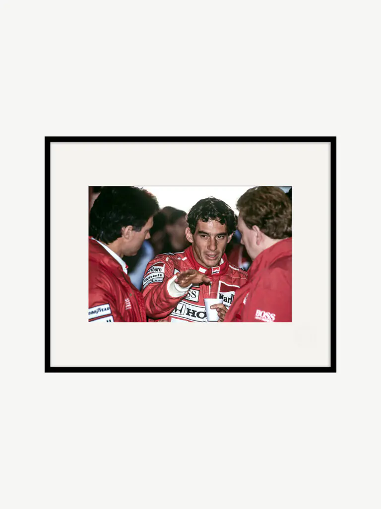 Ayrton Senna "Debriefing” Magny-Cours