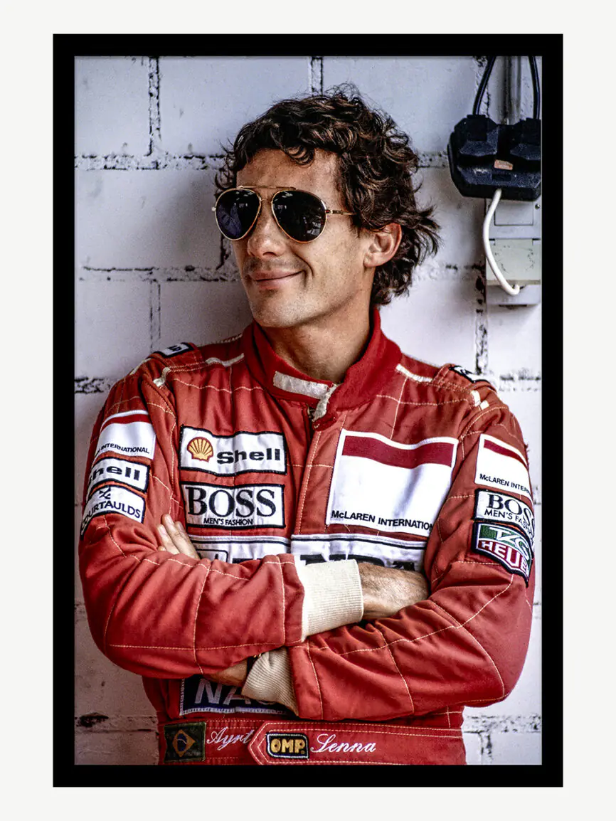 photo Ayrton Senna “RayBan #2” Hockenheim