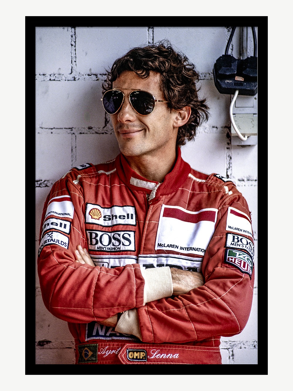 photo Ayrton Senna “RayBan #2” Hockenheim