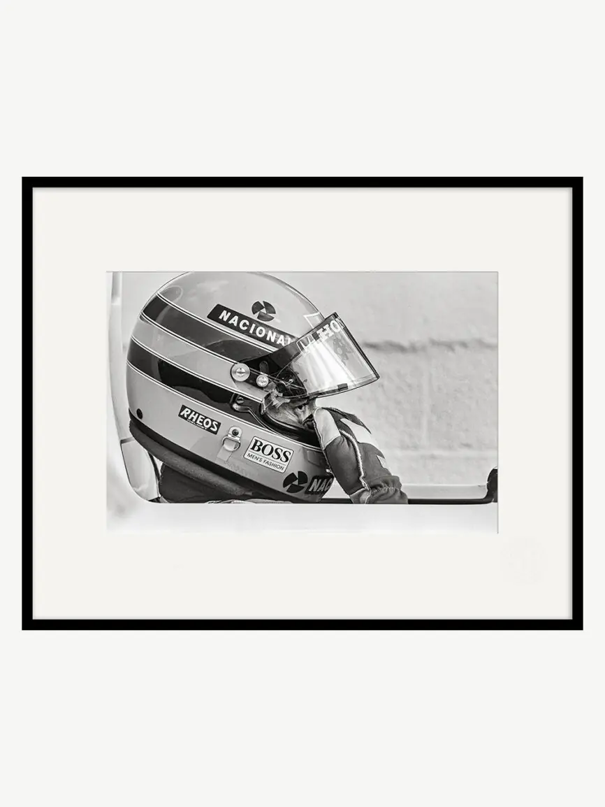 photo Ayrton Senna “Right Side” Hockenheim