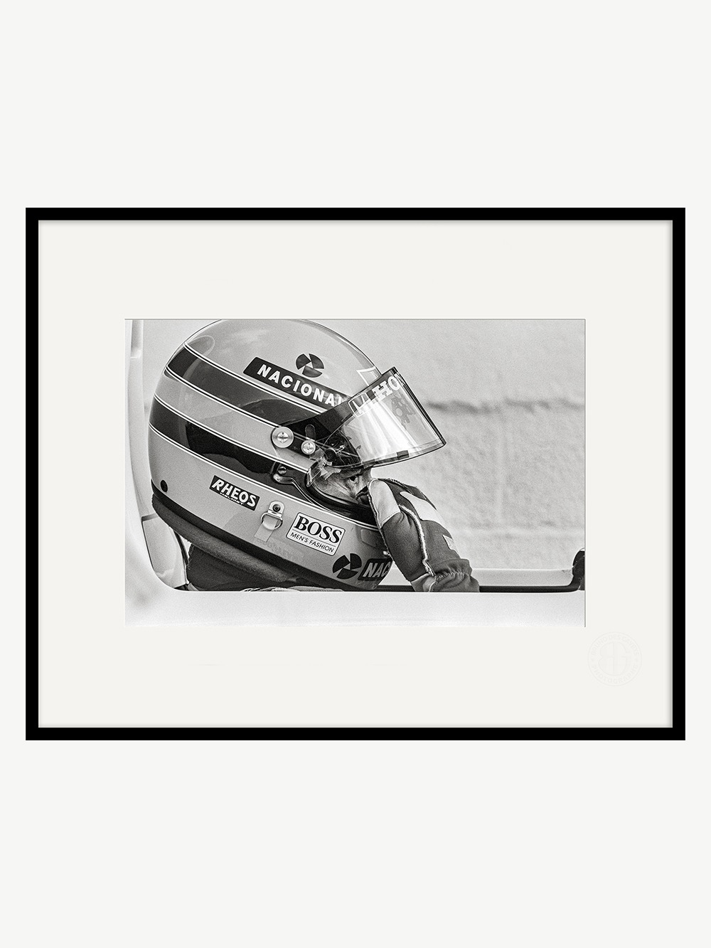 Ayrton Senna "Right Side" Hockenheim 1991 20x30cm - Image 2