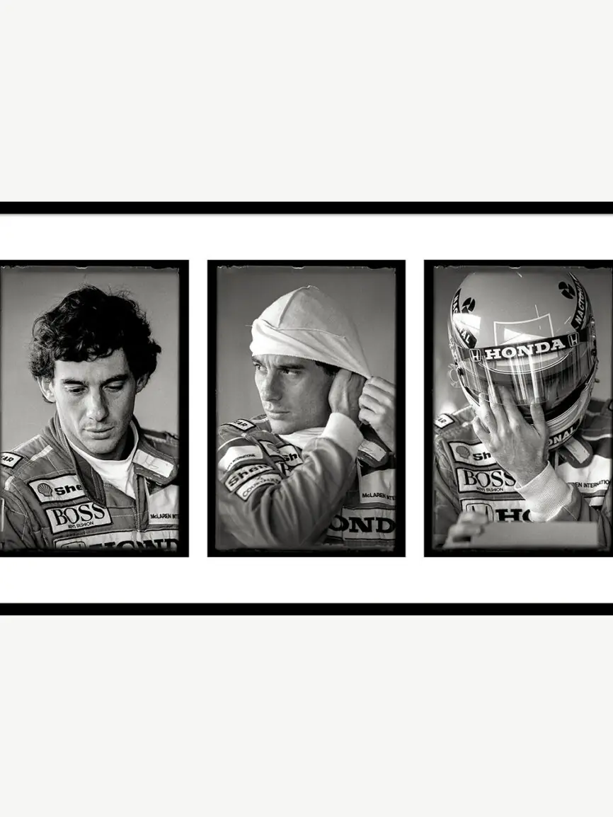 photo Ayrton Senna "Triptyque" Silverstone