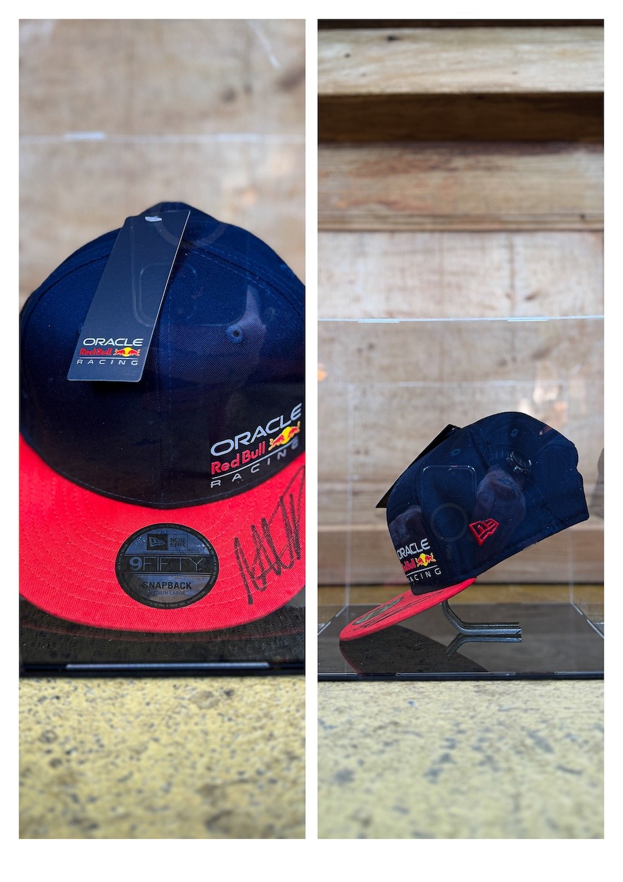 Casquette dédicacée Max Verstappen formule 1