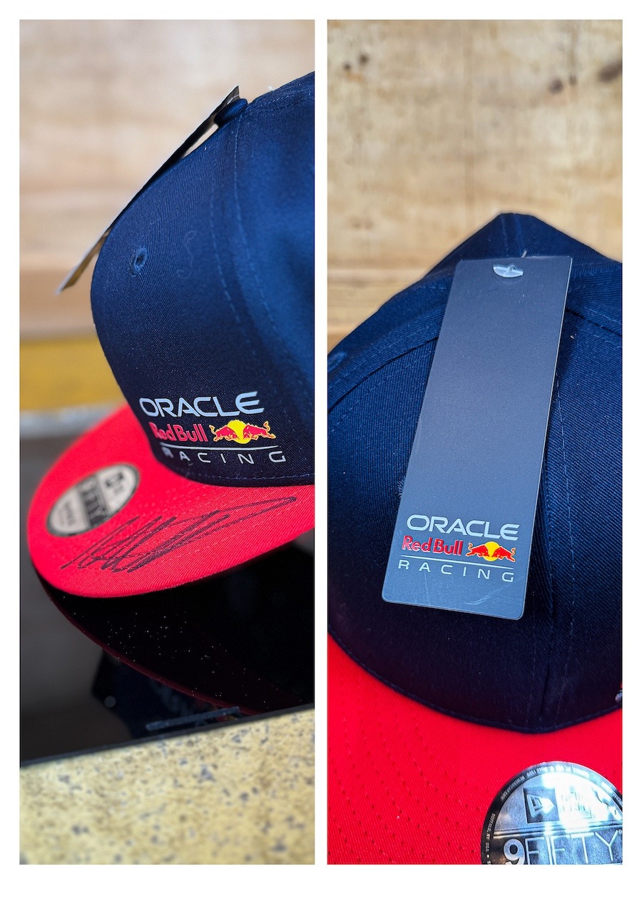 Casquette dédicacée Max Verstappen oracle